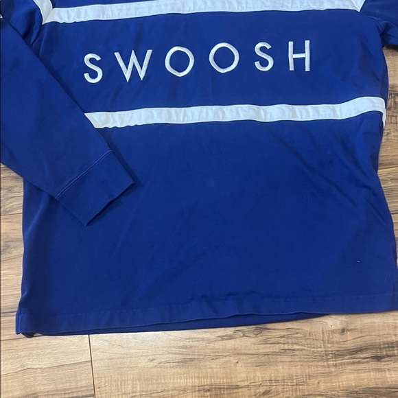 Nike Swoosh Rugby Shirt Long Sleeve Polo Sz XL - Picture 3 of 7